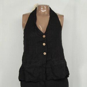 Free People Women's Take Me To Paris 2-Piece Pant Set Black Size XS